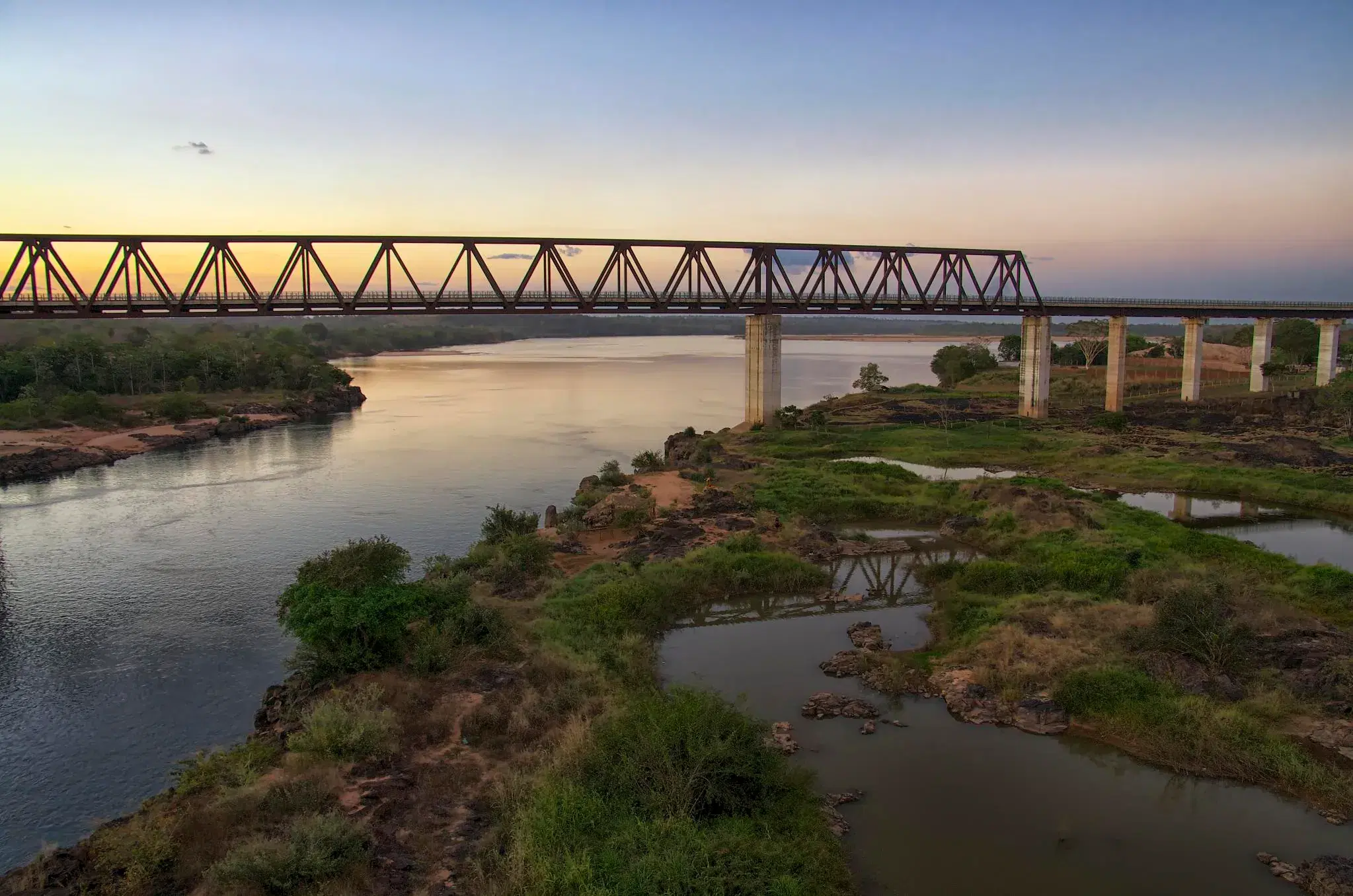 Rio Tocantins no trecho de Estreito (MA)