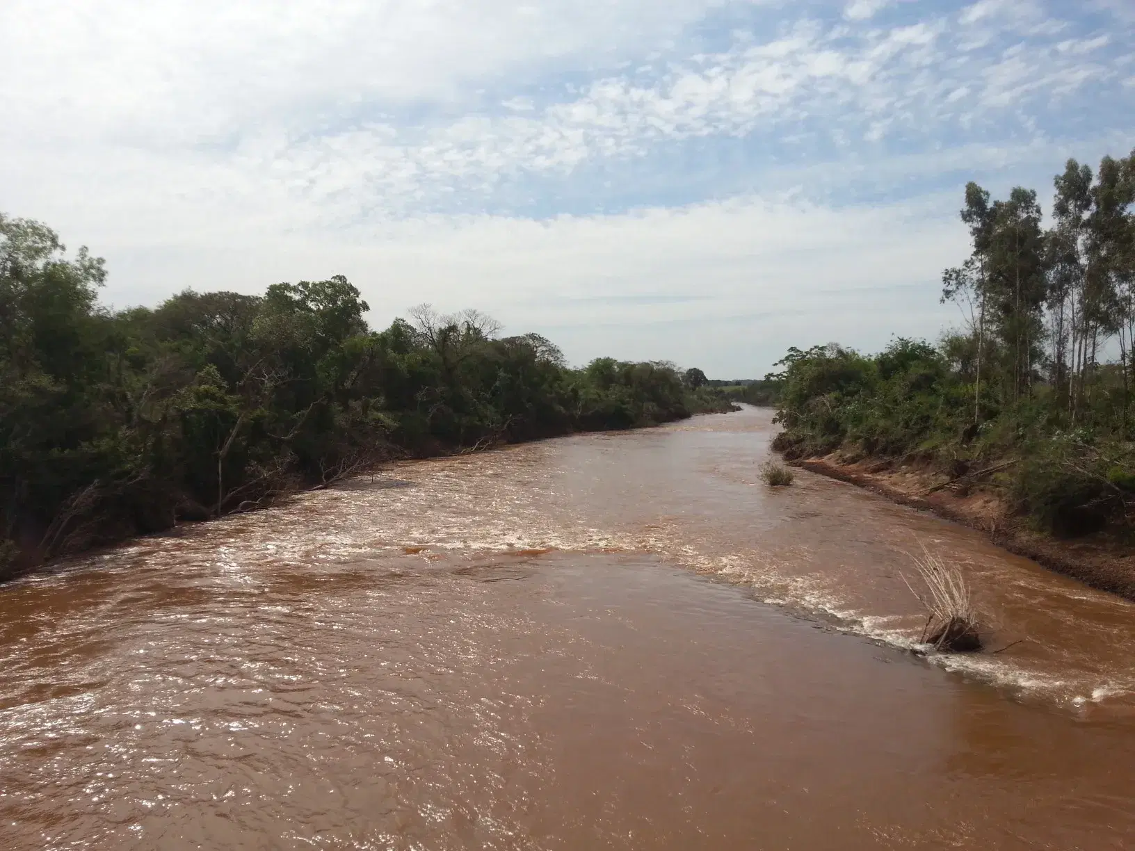 Rio Pirapó na região de Maringá